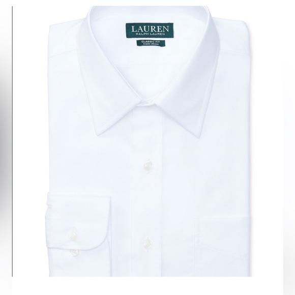 Lauren Ralph Lauren Shirts Lauren Ralph Lauren Classic Fit Mens White Button Down Dress